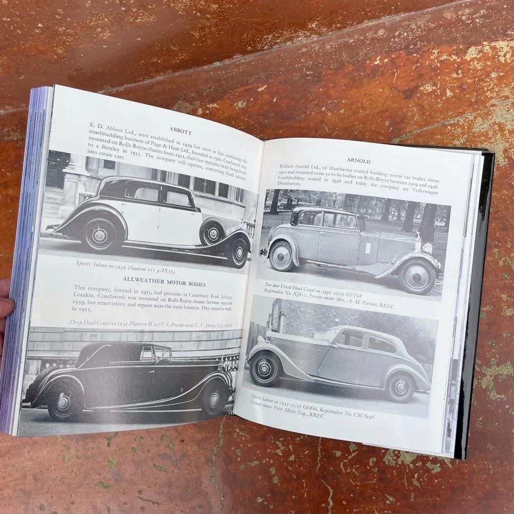 VINTAGE BOOK: Those Elegant Rolls-Royce 1973 Printing Hardcover - Picture 9 of 11